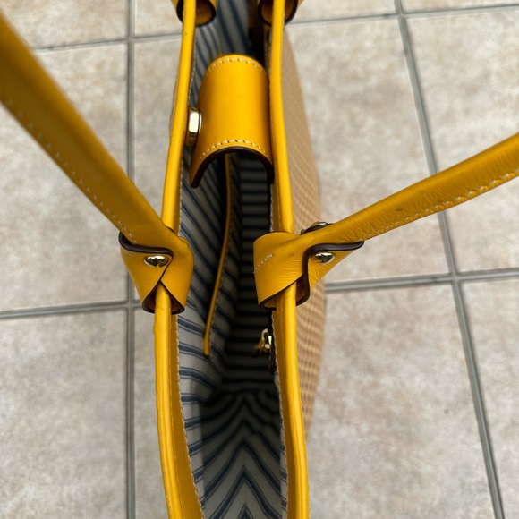 Dooney & Bourke Beacon Woven Atlantic Tote Light Taupe - Picture 10 of 16